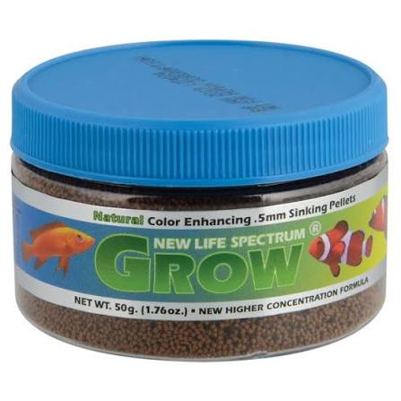 NEW LIFE SPECTRUM Naturox Grow - 0.5 Mm Sinking Pellets - 120 G
